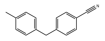 4-(4-甲基苄基)苄腈 结构式