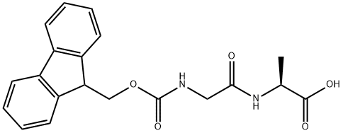 Fmoc-Gly-DL-Ala 结构式