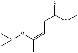 3-Pentenoic acid, 4-[(trimethylsilyl)oxy]-, methyl ester, (Z)- (9CI) 结构式
