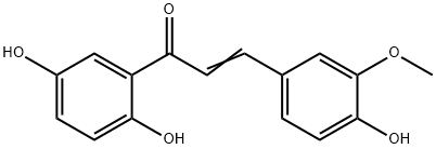 2',5',4-三羟基-3-甲氧基查尔酮 结构式