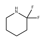 Piperidine, 2,2-difluoro- 结构式