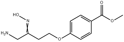 Benzoic acid, 4-[4-amino-3-(hydroxyimino)butoxy]-, methyl ester 结构式