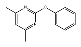 Pyrimidine, 4,6-dimethyl-2-phenoxy- 结构式