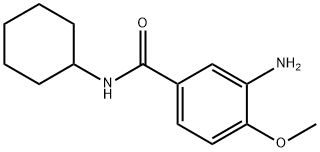 Benzamide, 3-?amino-?N-?cyclohexyl-?4-?methoxy- 结构式