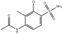 Acetamide, N-[4-(aminosulfonyl)-3-chloro-2-methylphenyl]- 结构式