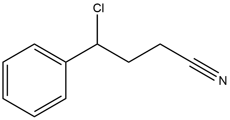 Benzenebutanenitrile, γ-chloro- 结构式