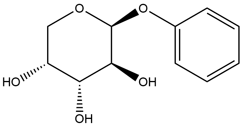 β-D-Arabinopyranoside, phenyl 结构式