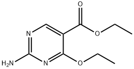 ethyl 2-amino-4-ethoxypyrimidine-5-carboxylate 结构式