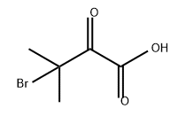 Butanoic acid, 3-bromo-3-methyl-2-oxo- 结构式