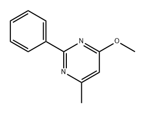 Pyrimidine, 4-methoxy-6-methyl-2-phenyl- 结构式