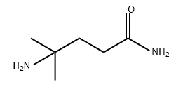 4-氨基-4-甲基戊酰胺 结构式