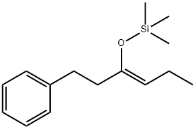 Benzene, [(3Z)-3-[(trimethylsilyl)oxy]-3-hexen-1-yl]- 结构式