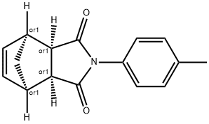REL-(3AR,4S,7R,7AS)-2-(对甲苯基)-3A,4,7,7A-四氢-1H-4,7-甲烷异吲哚-1,3(2H)-二酮 结构式