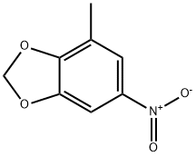 1,3-Benzodioxole, 4-methyl-6-nitro- 结构式