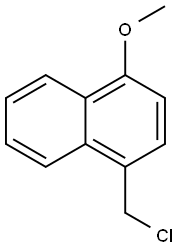 Naphthalene, 1-(chloromethyl)-4-methoxy- 结构式