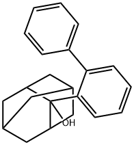 Tricyclo[3.3.1.13,7]decan-2-ol, 2-[1,1'-biphenyl]-2-yl- 结构式