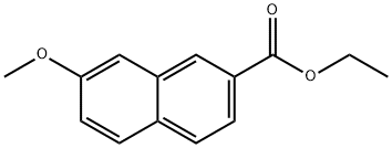 2-Naphthalenecarboxylic acid, 7-methoxy-, ethyl ester 结构式