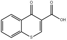 4-氧代-4H-1-苯并硫吡喃-3-羧酸 结构式