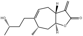 四氢银胶菊素 结构式