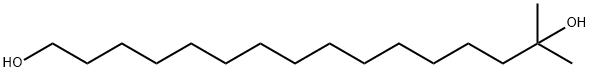 1,15-Hexadecanediol, 15-methyl- 结构式