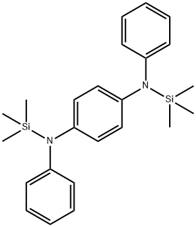 1,4-Benzenediamine, N1,N4-diphenyl-N1,N4-bis(trimethylsilyl)- 结构式