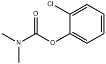 Carbamic acid, N,N-dimethyl-, 2-chlorophenyl ester 结构式