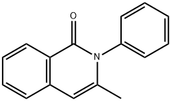 3-Methyl-2-phenylisoquinolin-1(2H)-one 结构式