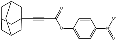 2-Propynoic acid, 3-tricyclo[3.3.1.13,7]dec-1-yl-, 4-nitrophenyl ester 结构式