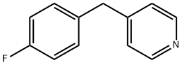 Pyridine, 4-[(4-fluorophenyl)methyl]- 结构式