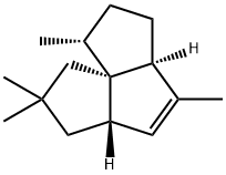 (1R,8aR)-1,2,3,3aβ,5aα,6,7,8-Octahydro-1,4,7,7-tetramethylcyclopenta[c]pentalene 结构式