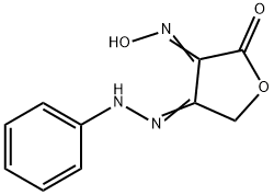 2,3,4(5H)-Furantrione, 4-(2-phenylhydrazone), 3-oxime 结构式