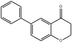 4H-1-Benzopyran-4-one, 2,3-dihydro-6-phenyl- 结构式