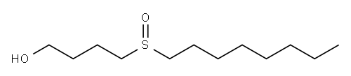 1-Butanol, 4-(octylsulfinyl)- 结构式