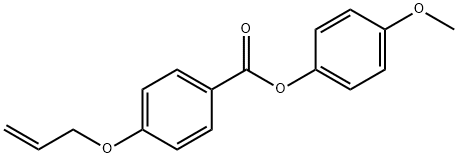 Benzoic acid, 4-(2-propen-1-yloxy)-, 4-methoxyphenyl ester 结构式