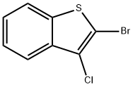 Benzo[b]thiophene, 2-bromo-3-chloro- 结构式