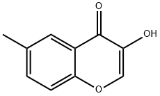 4H-1-Benzopyran-4-one, 3-hydroxy-6-methyl- 结构式