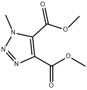 1H-1,2,3-Triazole-4,5-dicarboxylic acid, 1-methyl-, 4,5-dimethyl ester 结构式