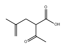 4-Pentenoic acid, 2-acetyl-4-methyl- 结构式