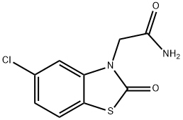 3(2H)-Benzothiazoleacetamide, 5-chloro-2-oxo- 结构式