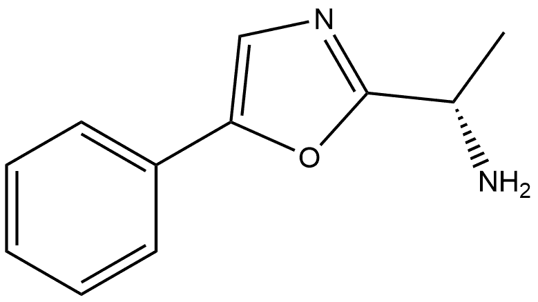 (1S)-1-(5-Phenyl-1,3-oxazol-2-yl)ethanamine 结构式