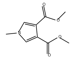 1H-Pyrrole-3,4-dicarboxylic acid, 1-methyl-, 3,4-dimethyl ester 结构式