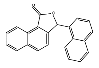 Naphtho[1,2-c]furan-1(3H)-one, 3-(1-naphthalenyl)- 结构式