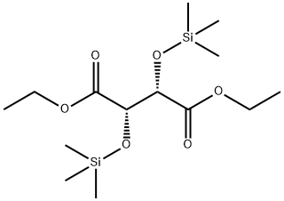 diethyl (2S,3S)-2,3-bis((trimethylsilyl)oxy)succinate 结构式