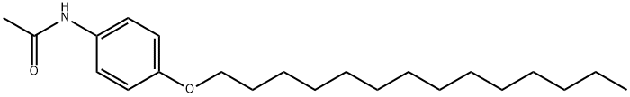 Acetamide, N-[4-(tetradecyloxy)phenyl]- 结构式