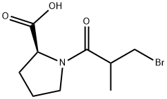 L-Proline, 1-(3-bromo-2-methyl-1-oxopropyl)- 结构式