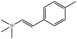 Benzene, 1-methyl-4-[(1E)-2-(trimethylsilyl)ethenyl]- 结构式