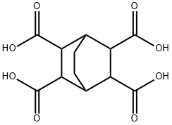 2,3,5,6-双环(2,2,2)辛烷四羧酸 结构式