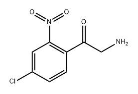 2-氨基-1-(4-氯-2-硝基苯基)乙烷-1-酮 结构式