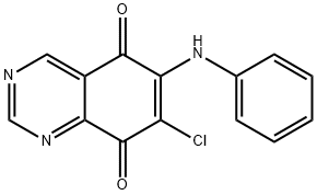 7-Chloro-6-(phenylamino)quinazoline-5,8-dione 结构式