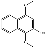 2-Naphthalenol, 1,4-dimethoxy- 结构式